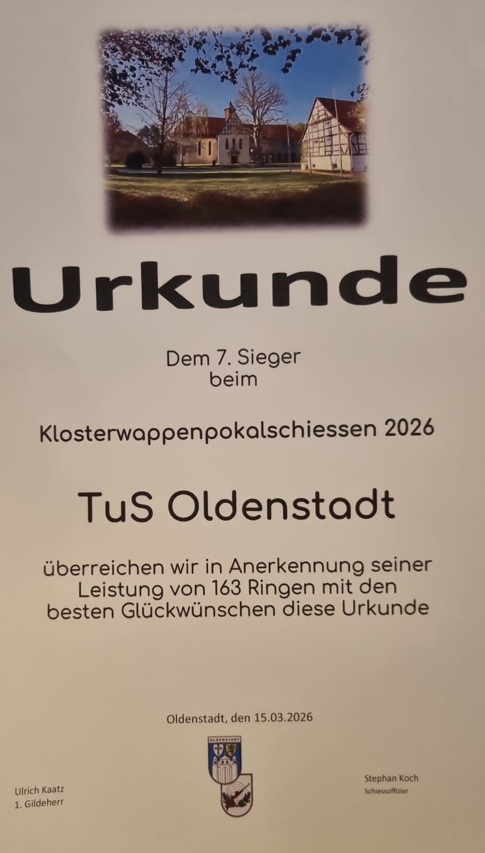 7. Platz beim Klosterwappenpokal – TuS Oldenstadt Volleyballer überzeugen beim 43. Oldenstädter Schießen
